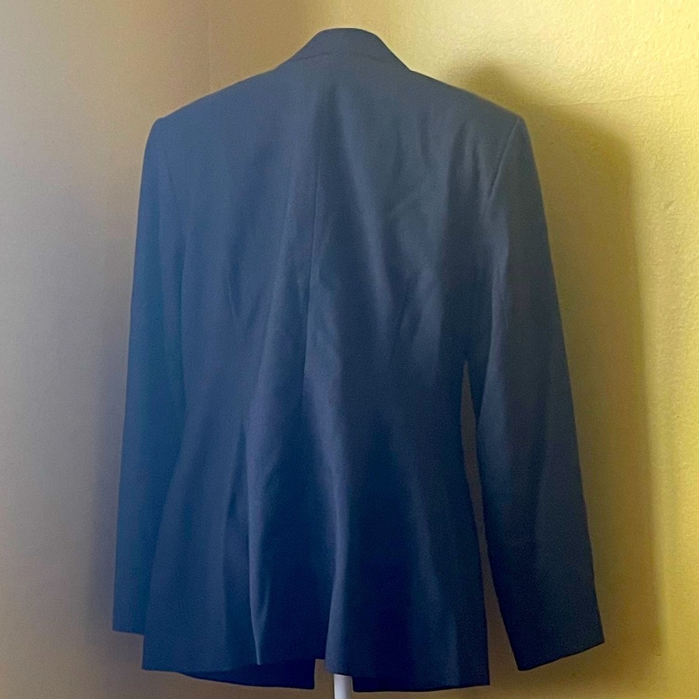 Women's Nipped Waist Blazer - Future Collective Charcoal Gray L - Picture 4 of 4